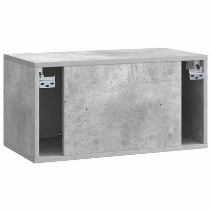 Nástěnná Tv Skříň 59,5 X 31 X 30 Cm Betonově Šedá