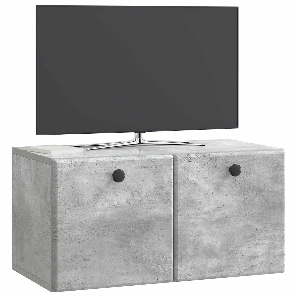 Nástěnná Tv Skříň 59,5 X 31 X 30 Cm Betonově Šedá