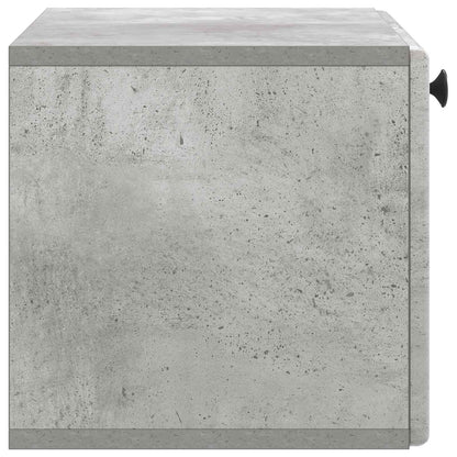 Nástěnná Tv Skříň 59,5 X 31 X 30 Cm Betonově Šedá