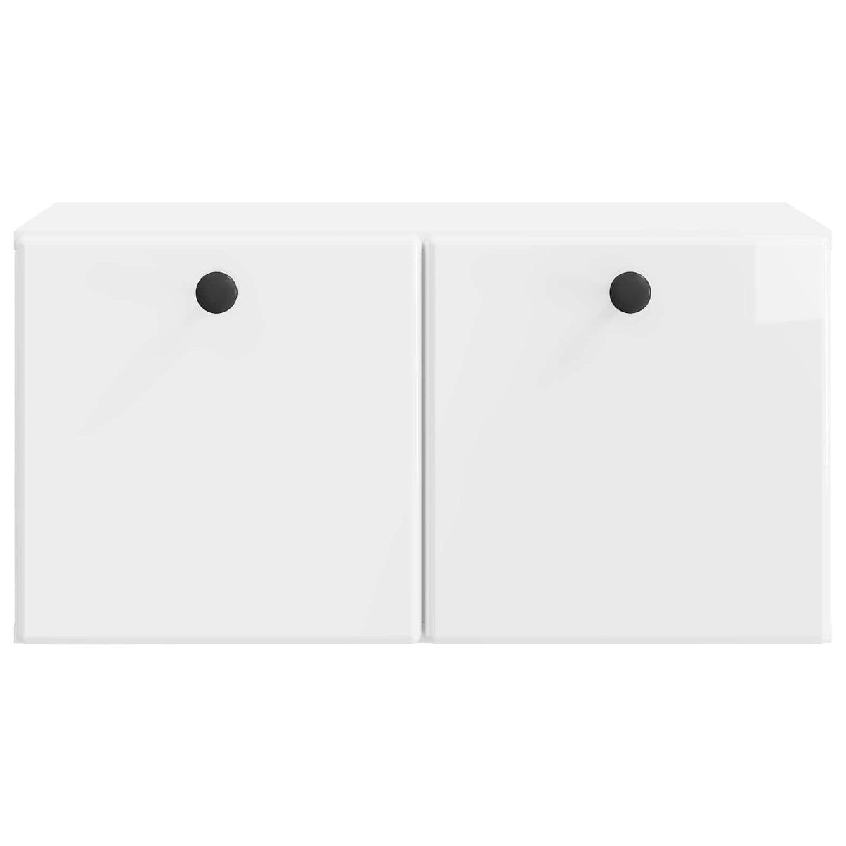 Nástěnná Tv Skříň 59,5 X 31 X 30 Cm Bílá S Vysokým Leskem