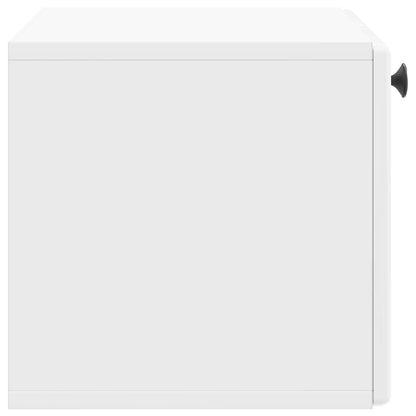 Nástěnná Tv Skříň 59,5 X 31 X 30 Cm Bílá S Vysokým Leskem