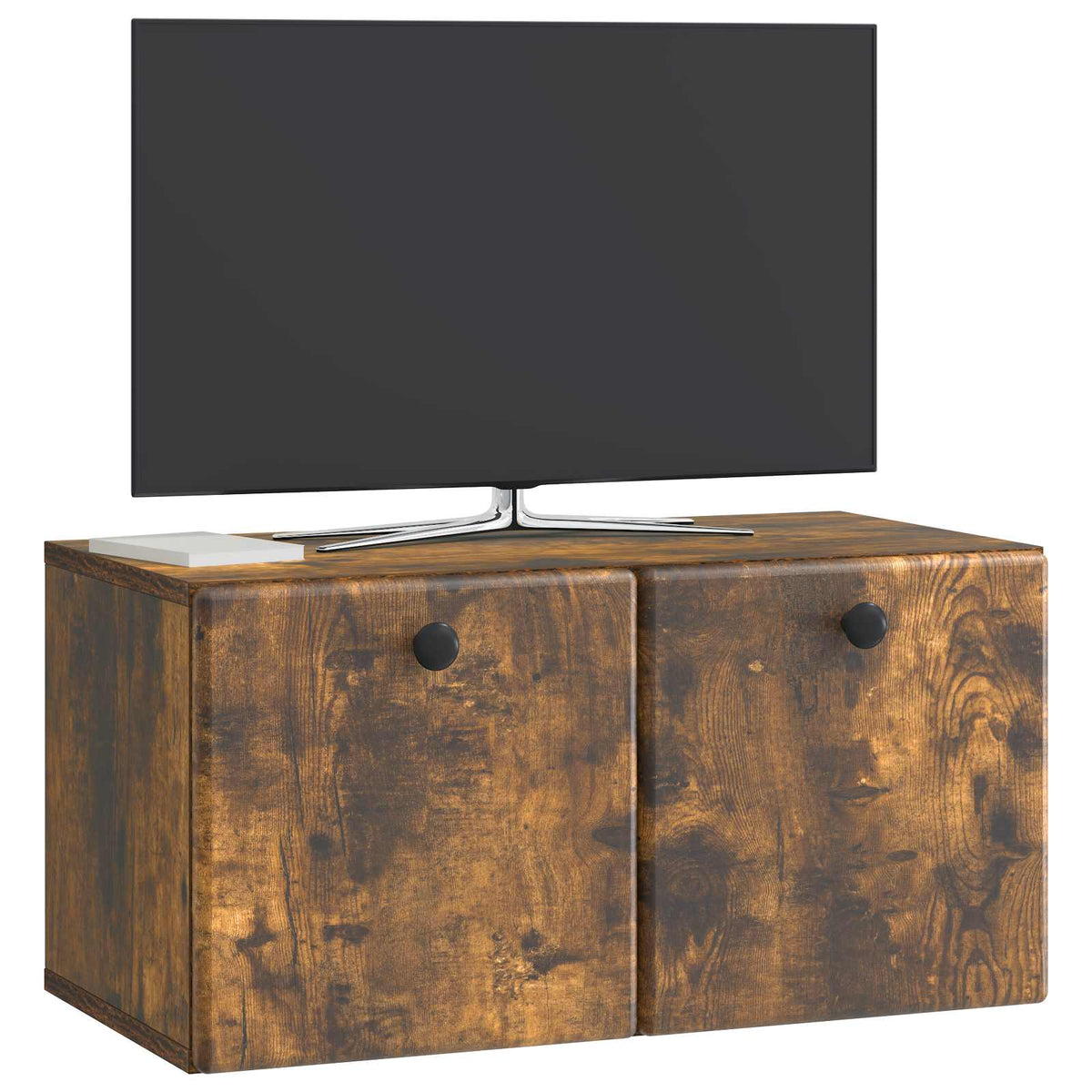 Nástěnná Tv Skříň 59,5 X 31 X 30 Cm Kouřový Dub