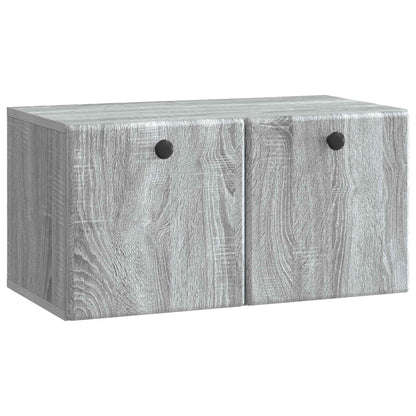 Nástěnná Tv Skříň 59,5 X 31 X 30 Cm Šedý Sonoma