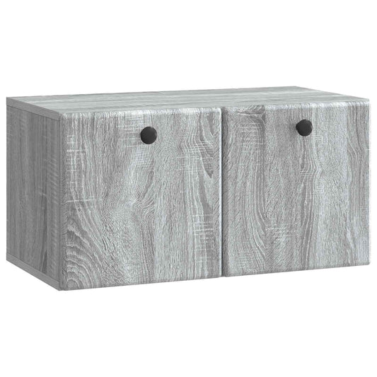 Nástěnná Tv Skříň 59,5 X 31 X 30 Cm Šedý Sonoma