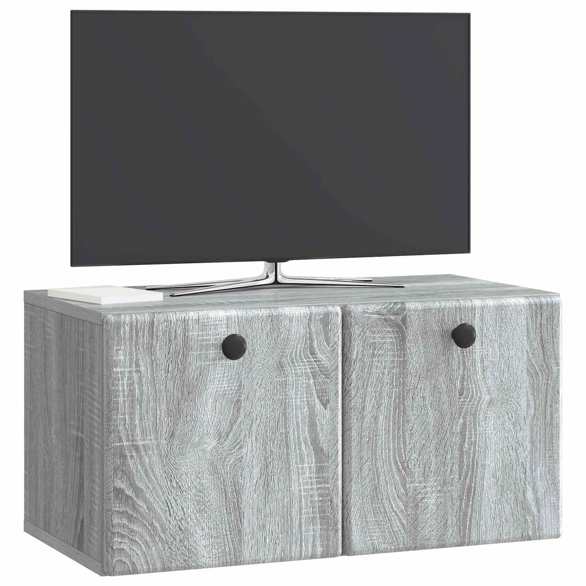 Nástěnná Tv Skříň 59,5 X 31 X 30 Cm Šedý Sonoma