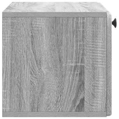 Nástěnná Tv Skříň 59,5 X 31 X 30 Cm Šedý Sonoma