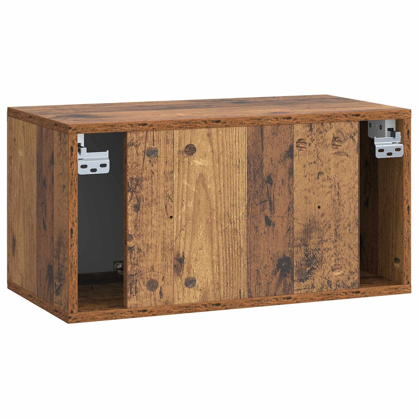Nástěnná Tv Skříň 59,5 X 31 X 30 Cm Staré Dřevo
