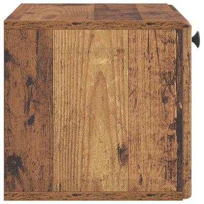 Nástěnná Tv Skříň 59,5 X 31 X 30 Cm Staré Dřevo
