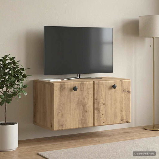 Nástěnná Tv Skříň 59,5 X 31 X 30 Cm Dub Artisan