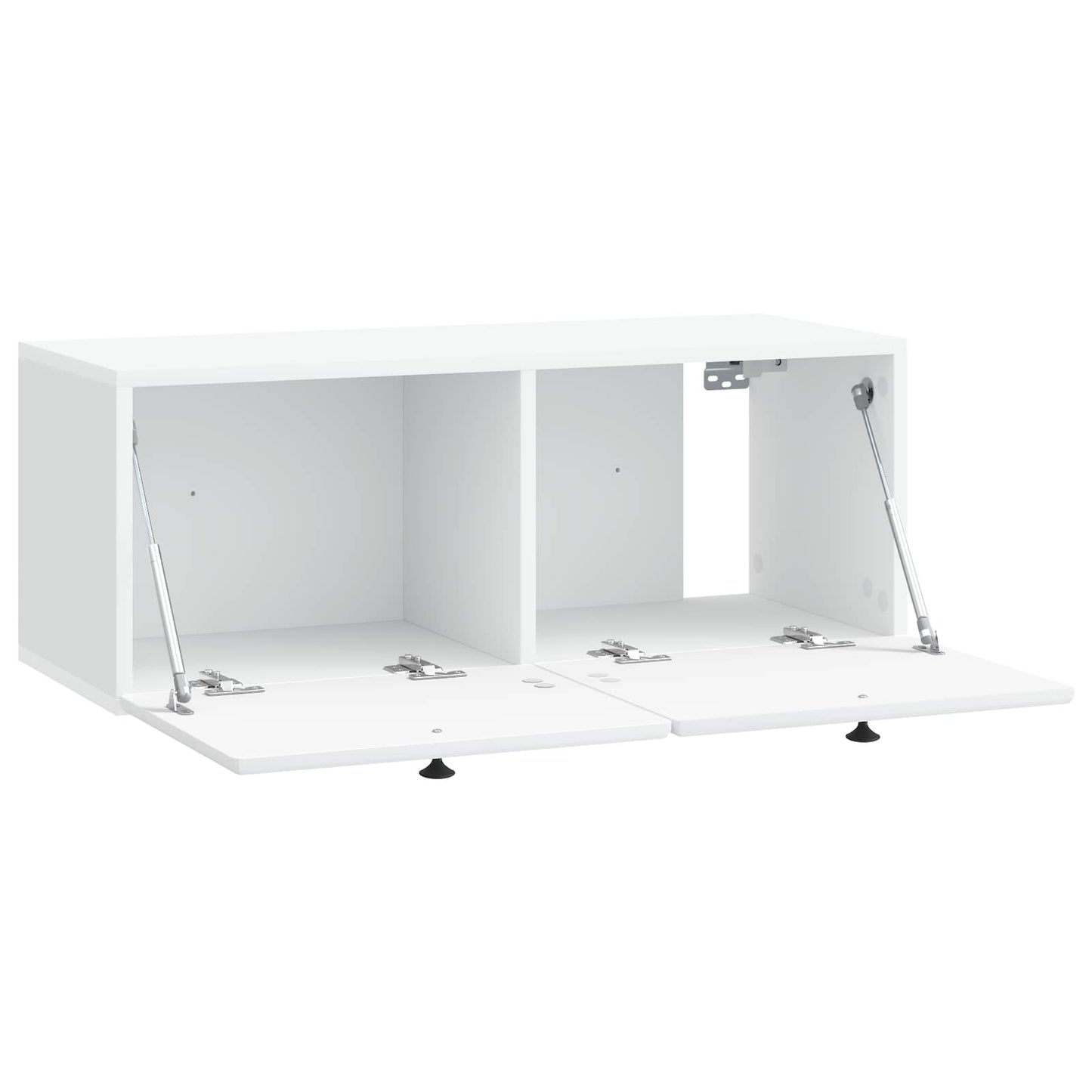 Nástěnná Tv Skříň 78,5 X 31 X 30 Cm Bílá Kompozitní Dřevo
