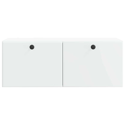Nástěnná Tv Skříň 78,5 X 31 X 30 Cm Bílá Kompozitní Dřevo