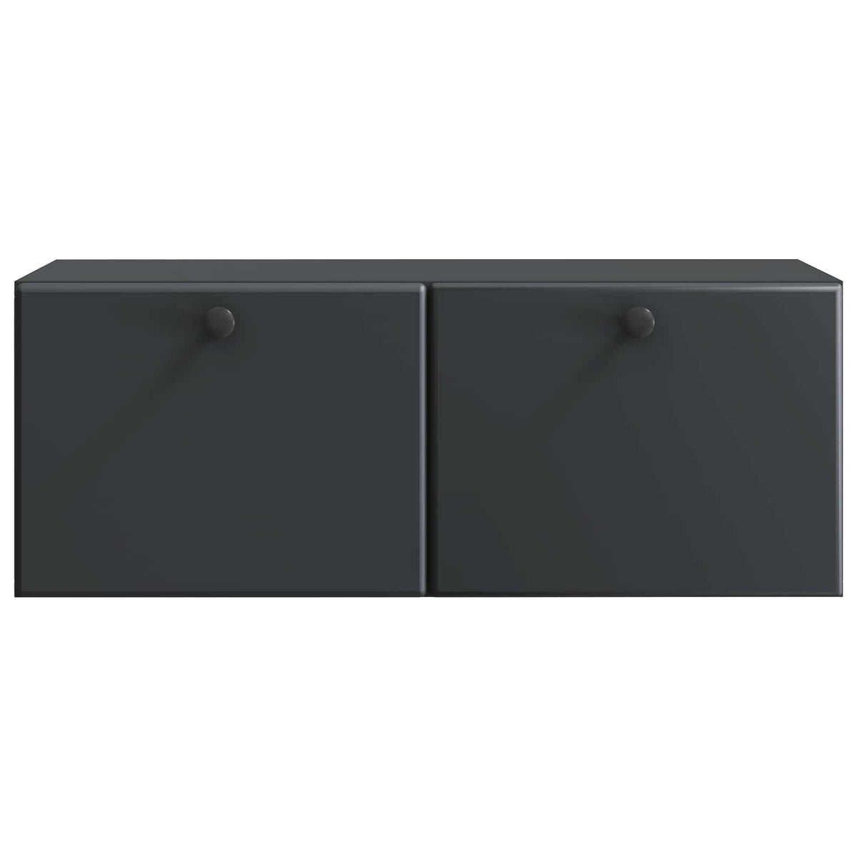 Nástěnná Tv Skříň 78,5 X 31 X 30 Cm Černá Kompozitní Dřevo