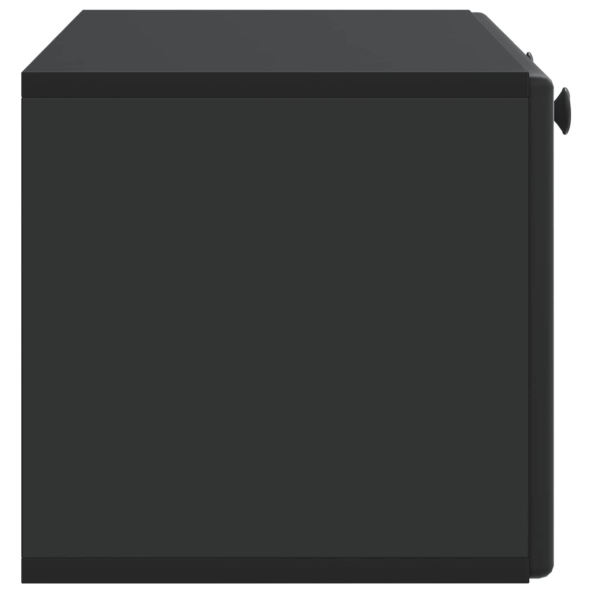 Nástěnná Tv Skříň 78,5 X 31 X 30 Cm Černá Kompozitní Dřevo