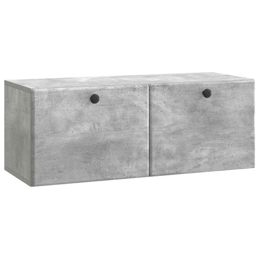 Nástěnná Tv Skříň 78,5 X 31 X 30 Cm Betonově Šedá