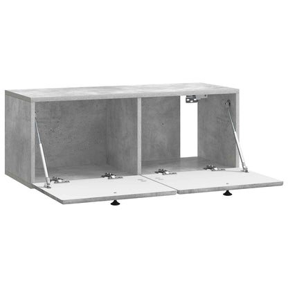 Nástěnná Tv Skříň 78,5 X 31 X 30 Cm Betonově Šedá