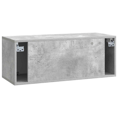 Nástěnná Tv Skříň 78,5 X 31 X 30 Cm Betonově Šedá