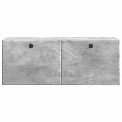 Nástěnná Tv Skříň 78,5 X 31 X 30 Cm Betonově Šedá