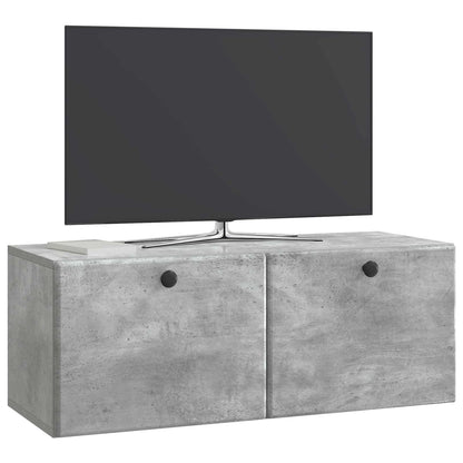 Nástěnná Tv Skříň 78,5 X 31 X 30 Cm Betonově Šedá