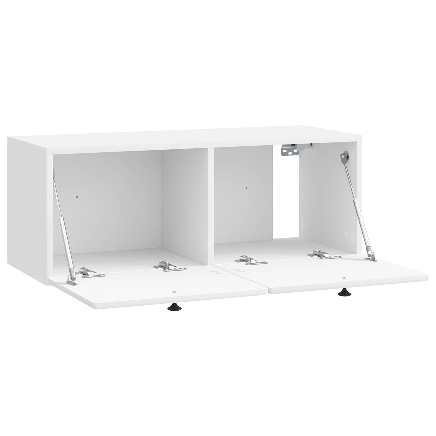 Nástěnná Tv Skříň 78,5 X 31 X 30 Cm Bílá S Vysokým Leskem