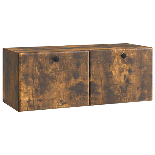 Nástěnná Tv Skříň 78,5 X 31 X 30 Cm Kouřový Dub