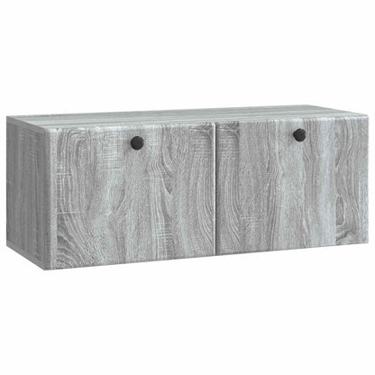 Nástěnná Tv Skříň 78,5 X 31 X 30 Cm Šedý Sonoma