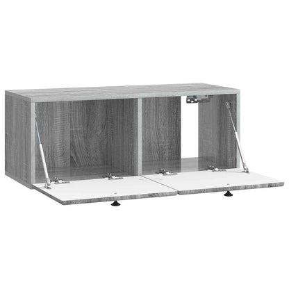 Nástěnná Tv Skříň 78,5 X 31 X 30 Cm Šedý Sonoma