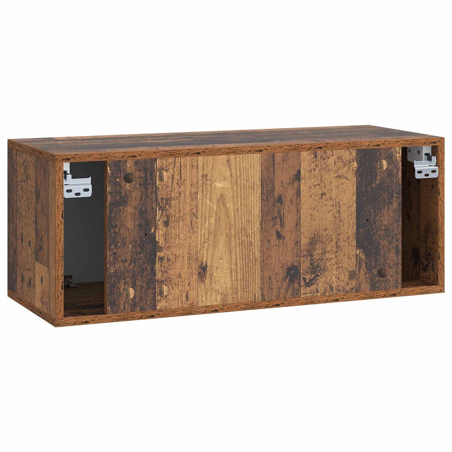 Nástěnná Tv Skříň 78,5 X 31 X 30 Cm Staré Dřevo