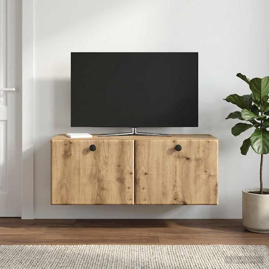 Nástěnná Tv Skříň 78,5 X 31 X 30 Cm Dub Artisan