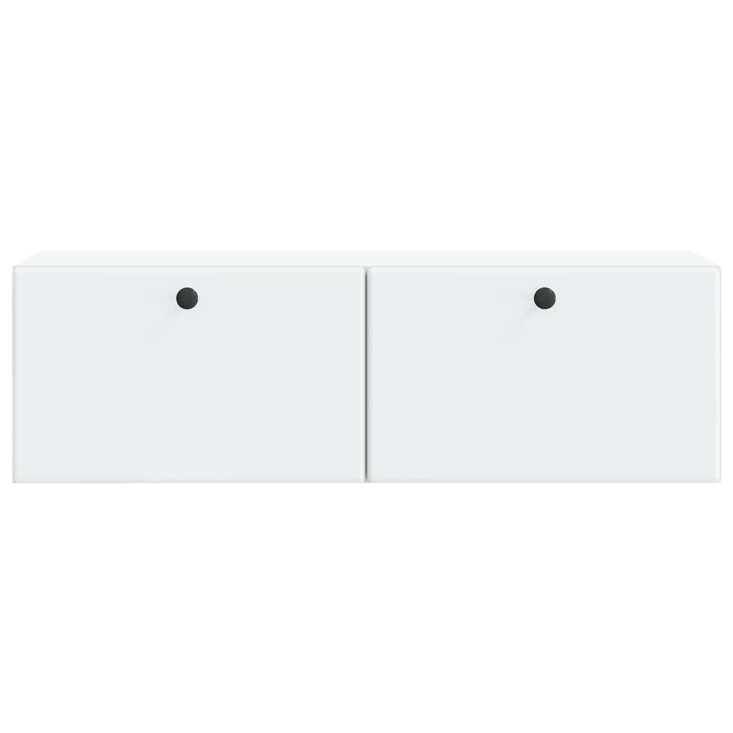 Nástěnná Tv Skříň 98 X 31 X 30 Cm Bílá Kompozitní Dřevo
