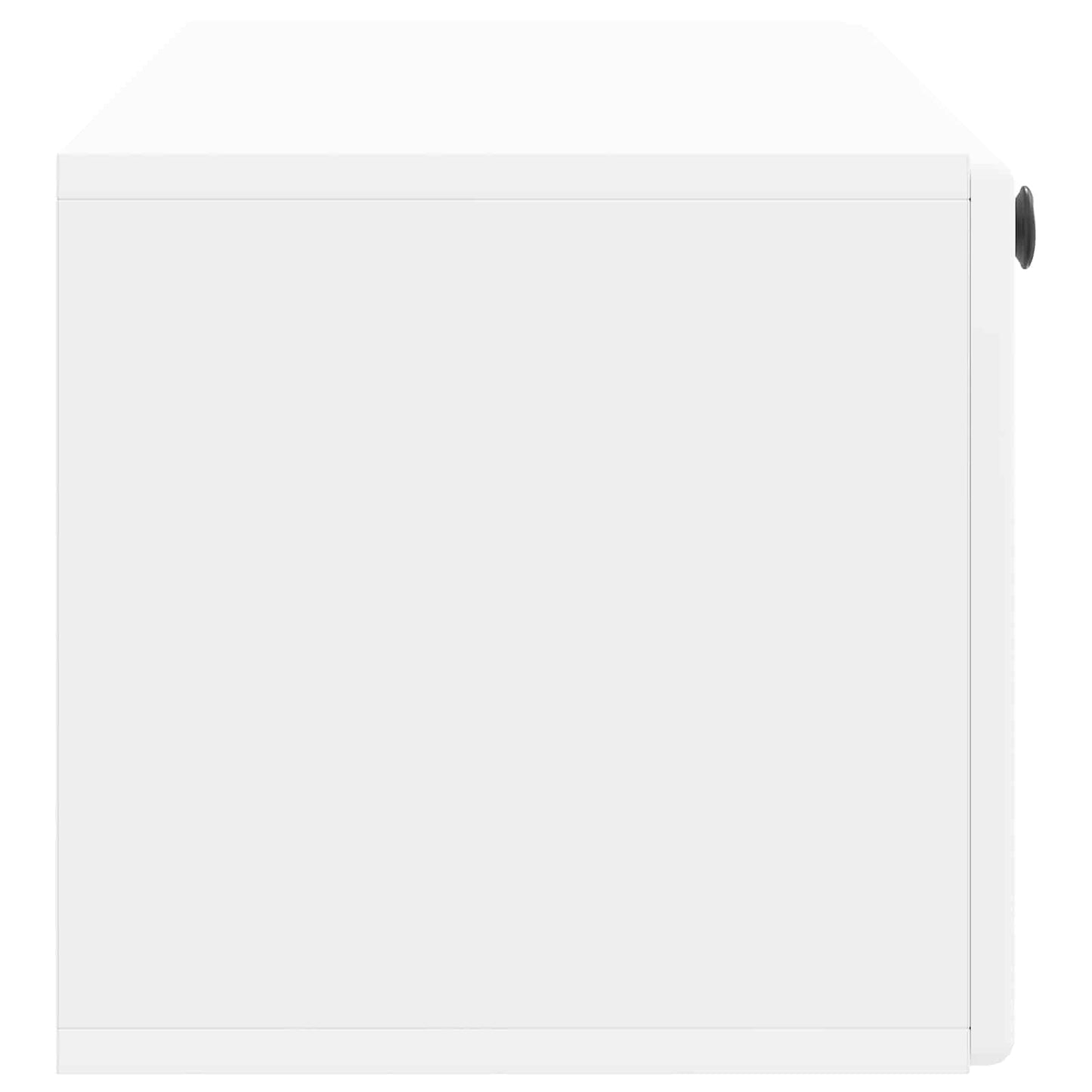 Nástěnná Tv Skříň 98 X 31 X 30 Cm Bílá Kompozitní Dřevo