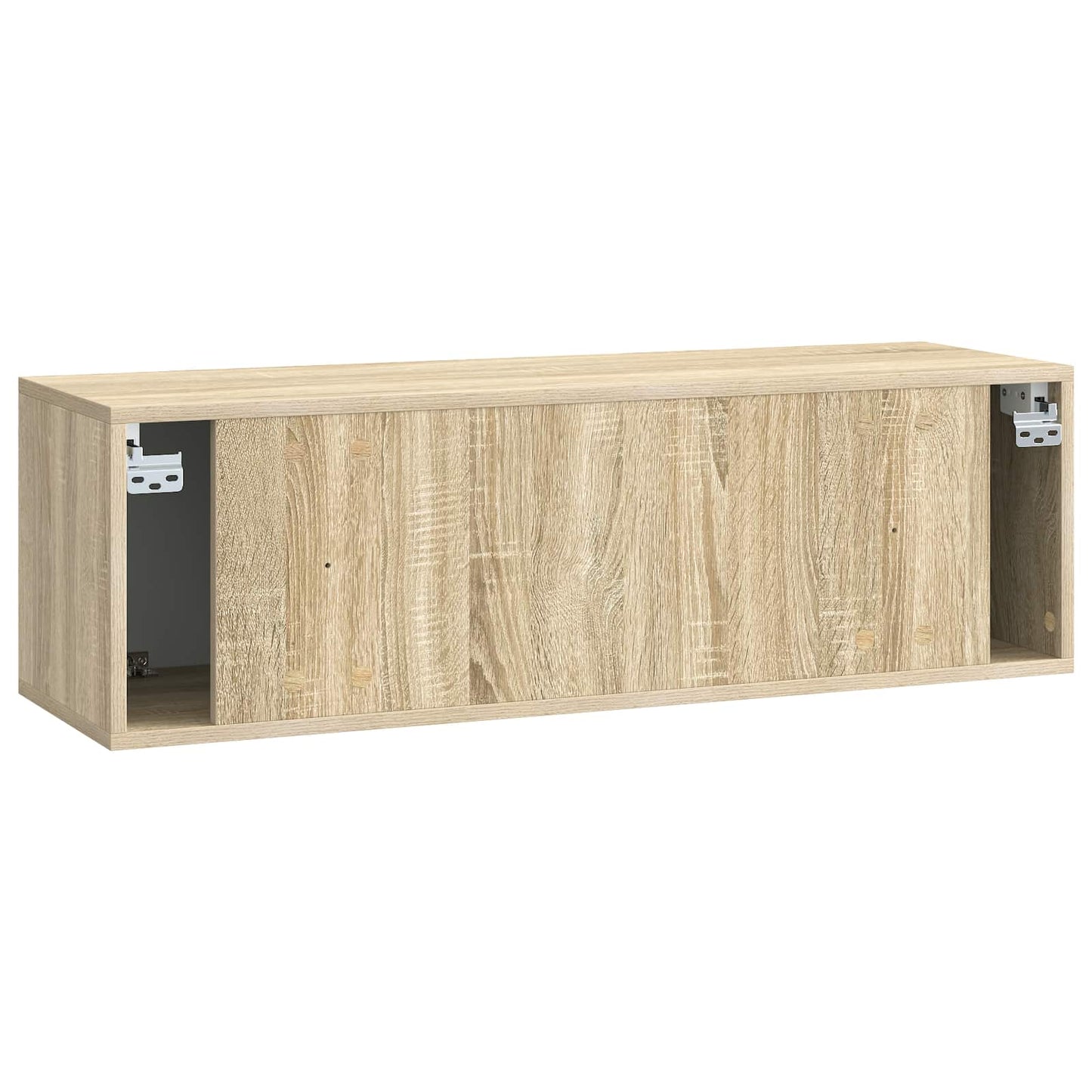 Nástěnná Tv Skříň 98 X 31 X 30 Cm Dub Sonoma Kompozitní Dřevo