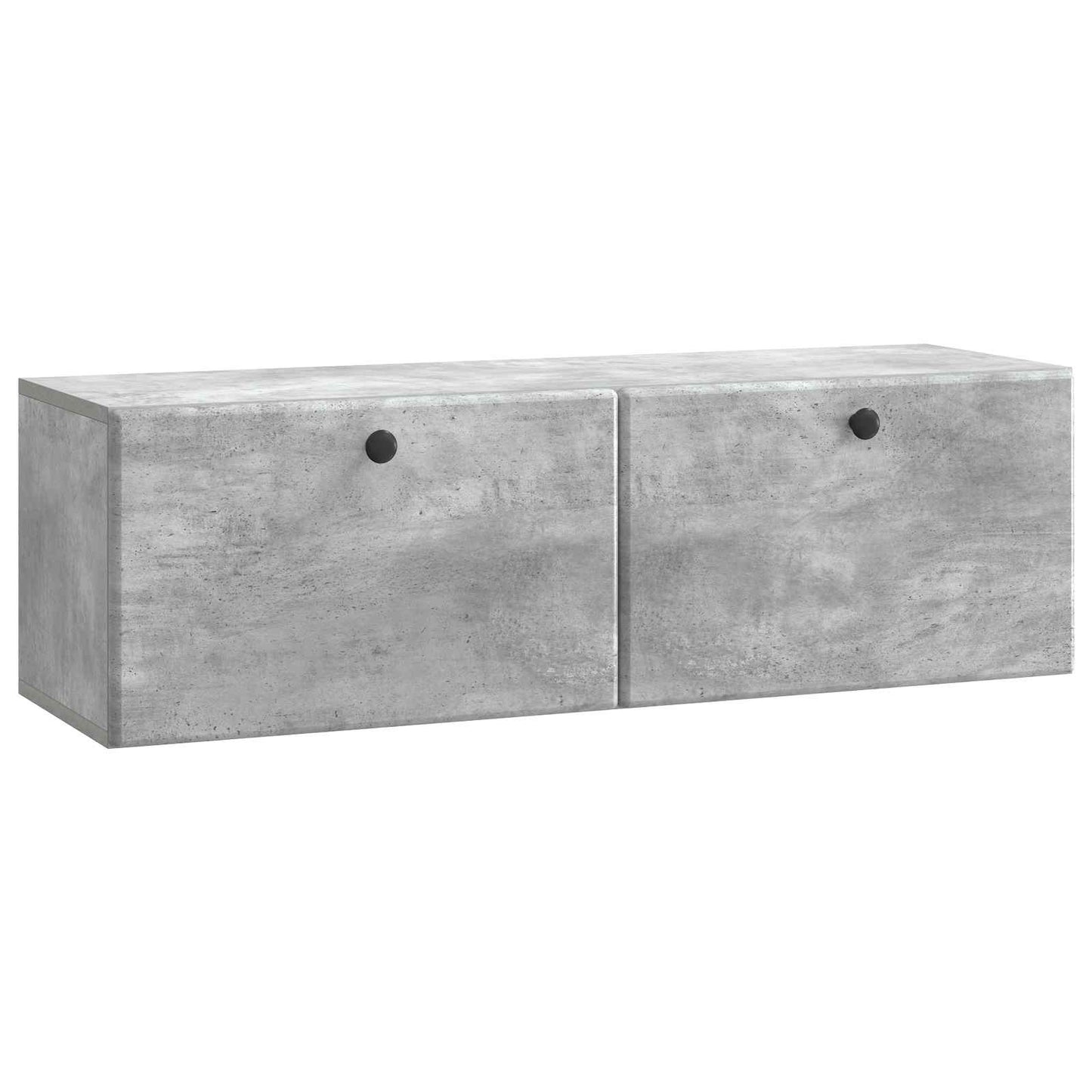 Nástěnná Tv Skříň 98 X 31 X 30 Cm Betonově Šedá