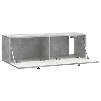 Nástěnná Tv Skříň 98 X 31 X 30 Cm Betonově Šedá