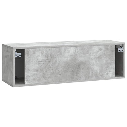 Nástěnná Tv Skříň 98 X 31 X 30 Cm Betonově Šedá
