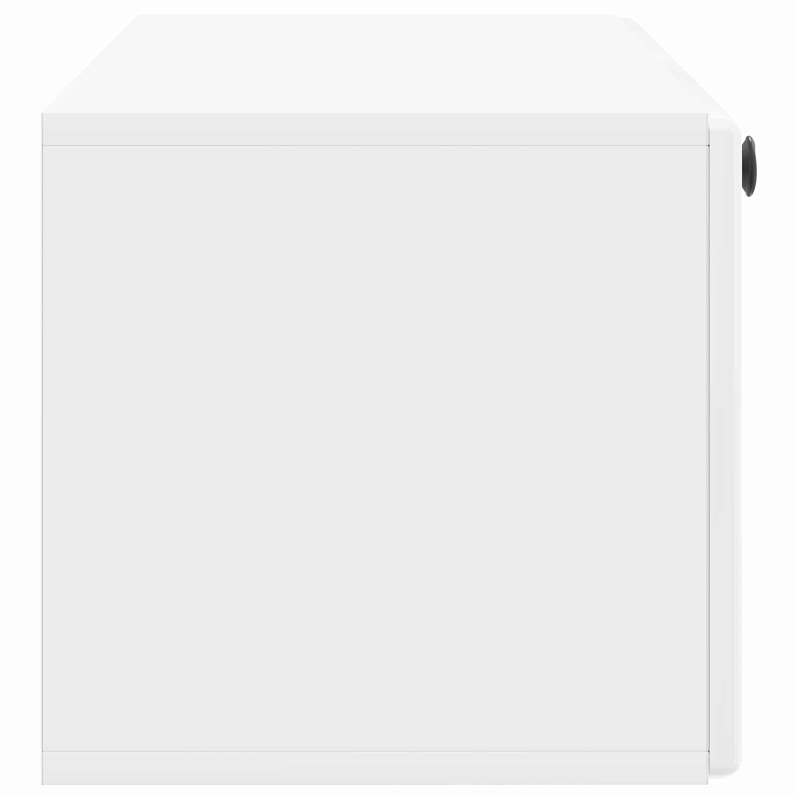 Nástěnná Tv Skříň 98 X 31 X 30 Cm Bílá S Vysokým Leskem