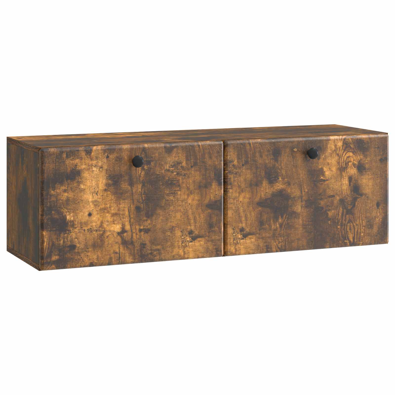 Nástěnná Tv Skříň 98 X 31 X 30 Cm Kouřový Dub Kompozitní Dřevo
