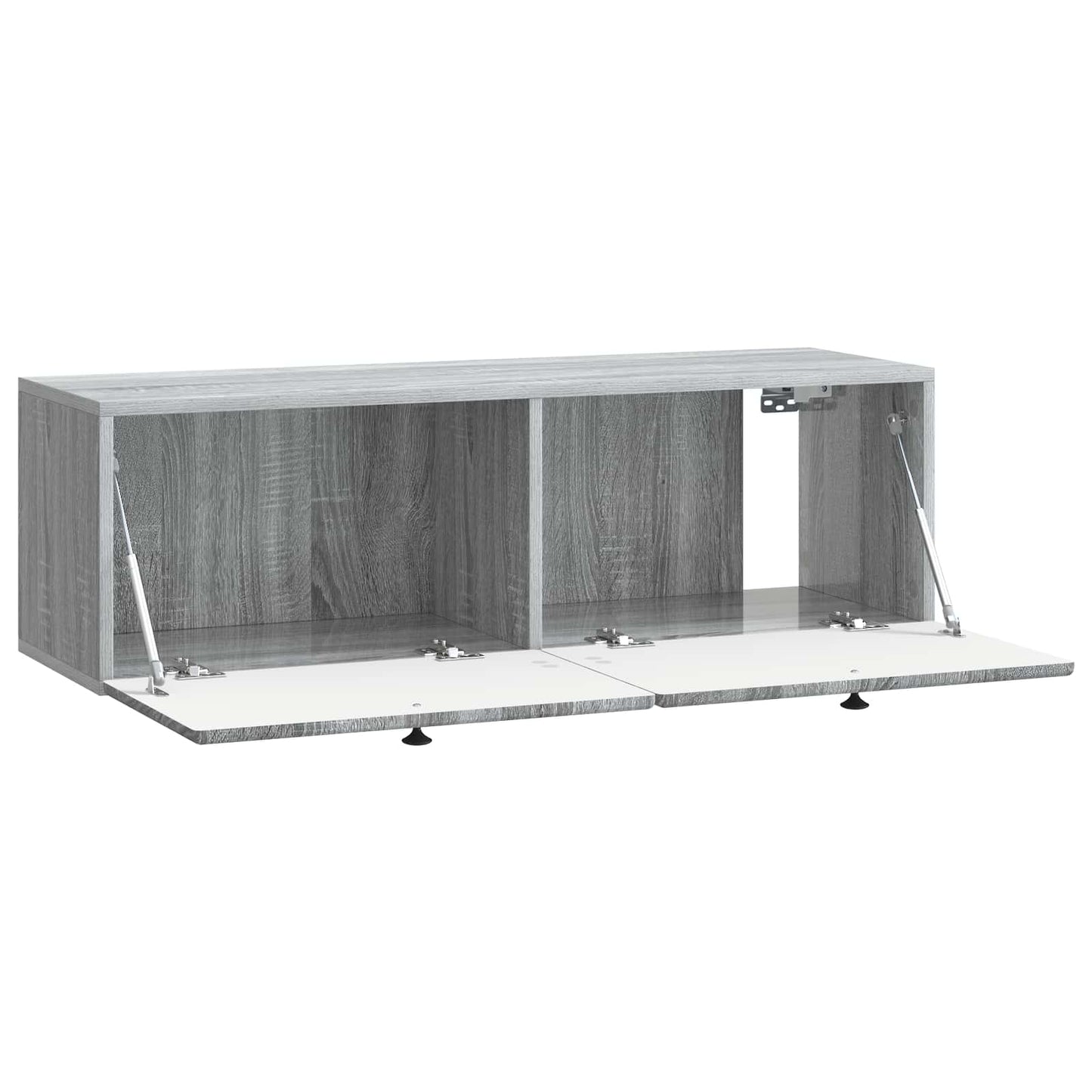 Nástěnná Tv Skříň 98 X 31 X 30 Cm Šedý Sonoma Kompozitní Dřevo