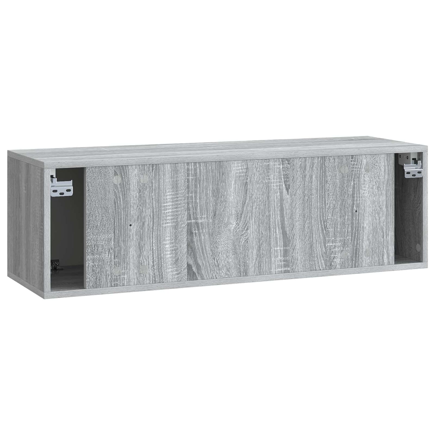 Nástěnná Tv Skříň 98 X 31 X 30 Cm Šedý Sonoma Kompozitní Dřevo
