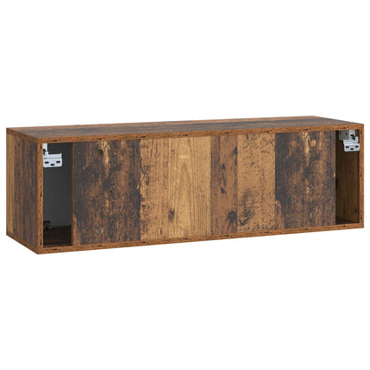 Nástěnná Tv Skříň 98 X 31 X 30 Cm Staré Dřevo Kompozitní Dřevo