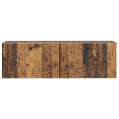 Nástěnná Tv Skříň 98 X 31 X 30 Cm Staré Dřevo Kompozitní Dřevo