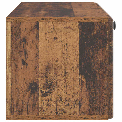 Nástěnná Tv Skříň 98 X 31 X 30 Cm Staré Dřevo Kompozitní Dřevo