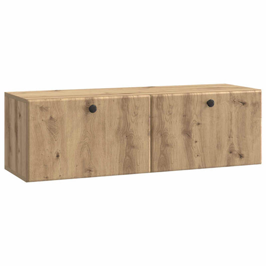 Nástěnná Tv Skříň 98 X 31 X 30 Cm Dub Artisan Kompozitní Dřevo