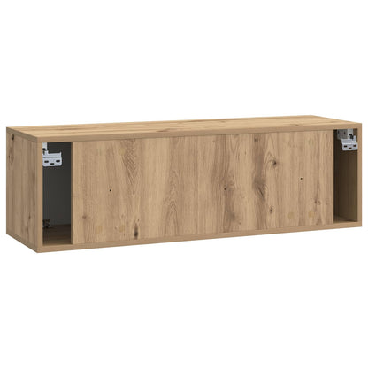 Nástěnná Tv Skříň 98 X 31 X 30 Cm Dub Artisan Kompozitní Dřevo