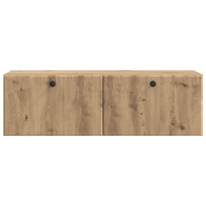 Nástěnná Tv Skříň 98 X 31 X 30 Cm Dub Artisan Kompozitní Dřevo