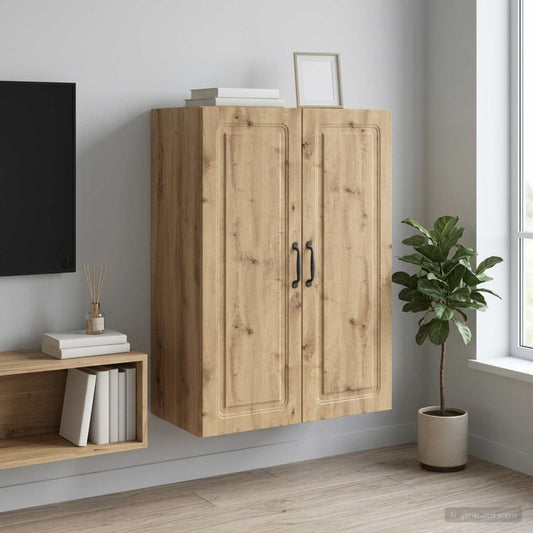 Nástěnná Skříň 66 X 34,5 X 90 Cm Kompozitní Dřevo Dub Artisan