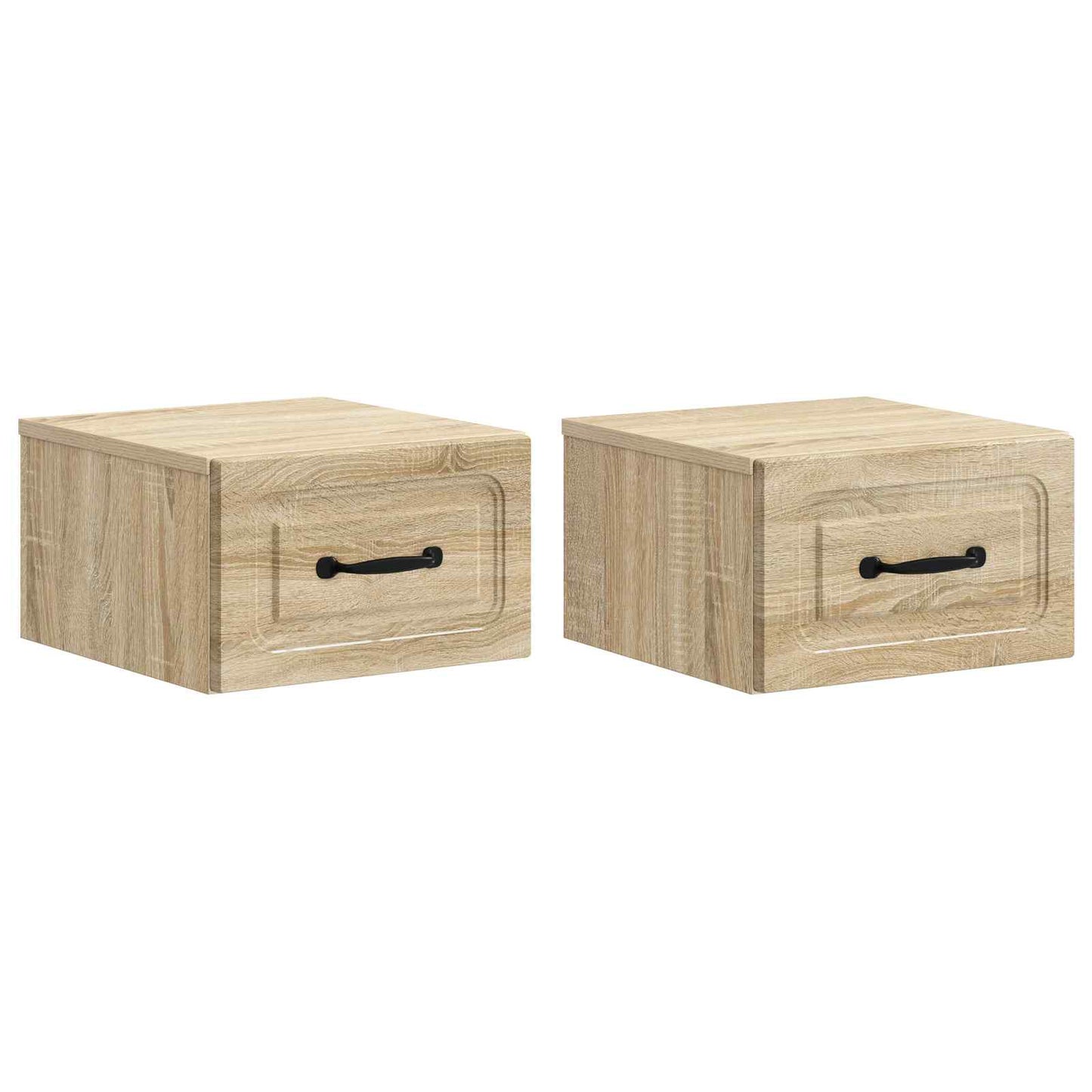 Nástěnný Noční Stolek 2 Pcs Dub Sonoma 34,5 X 33 X 20 Cm