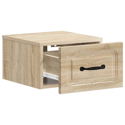 Nástěnný Noční Stolek 2 Pcs Dub Sonoma 34,5 X 33 X 20 Cm