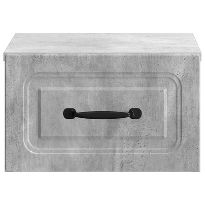 Nástěnný Noční Stolek 2 Pcs Betonově Šedá 34,5 X 33 X 20 Cm