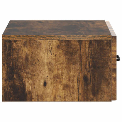 Nástěnný Noční Stolek 2 Pcs Kouřový Dub 49 X 34,5 X 20 Cm