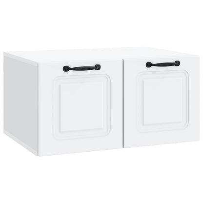 Nástěnná Tv Skříň Bílá 59,5 X 41 X 30 Cm Kompozitní Dřevo